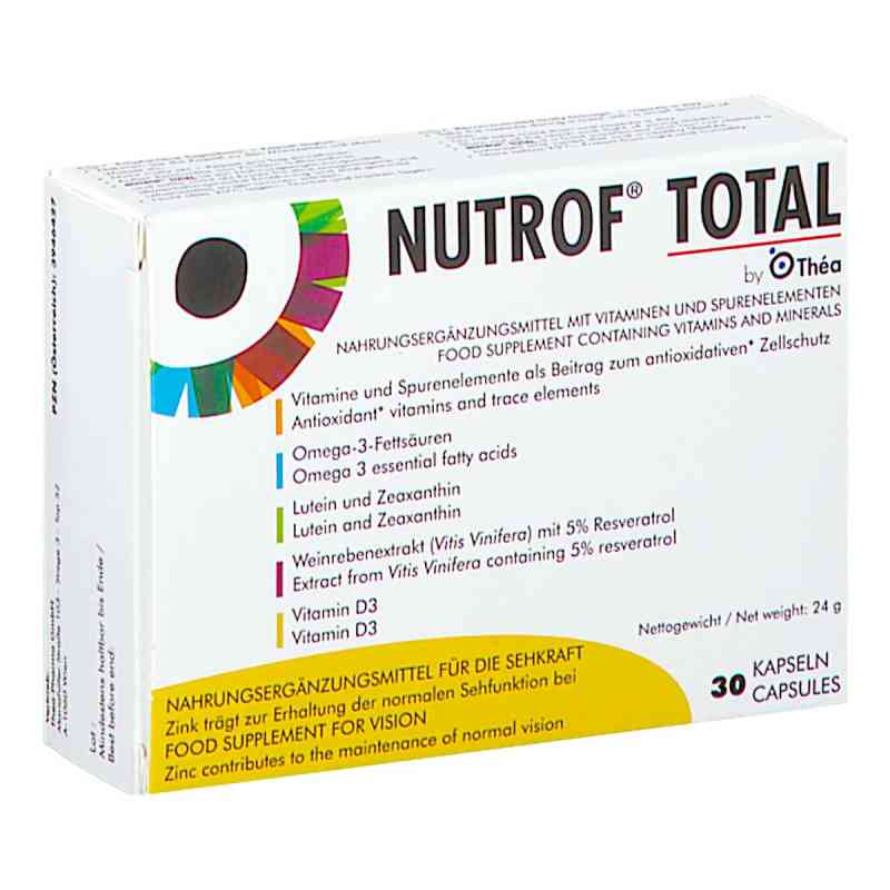 NUTROF TOTAL Kapseln 30 stk von THEA PHARMA GMBH PZN 08201361