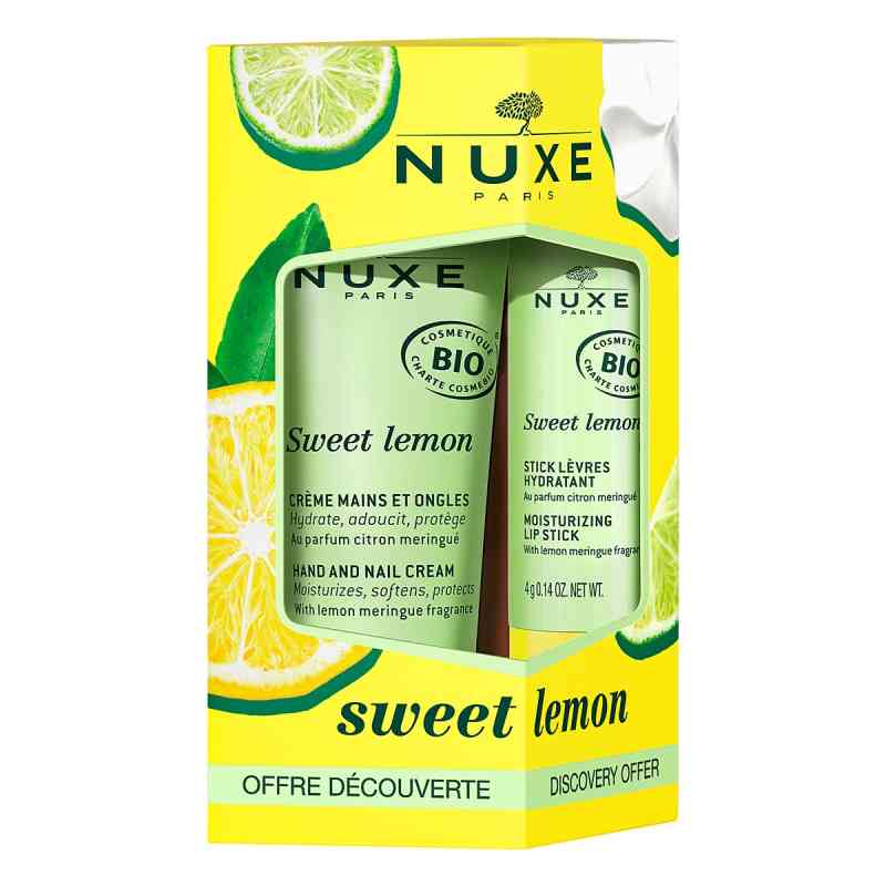 Nuxe Set 24 Sweet Lemon Lippenstift + Handcreme 1 stk von NUXE GmbH PZN 19153479