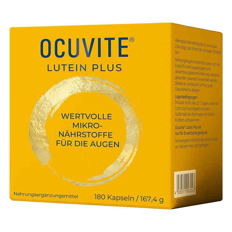 Ocuvite Lutein Plus Kapseln 180 stk von Dr. Gerhard Mann Chem.-pharm.Fabrik GmbH PZN 09526620