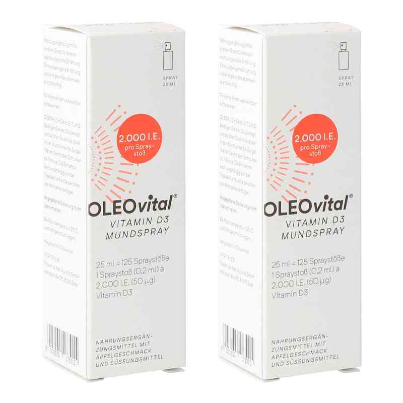 OLEOVital Vitamin D3 2.000 internationale Einheiten Mundspray 2x25 ml von  PZN 08103388
