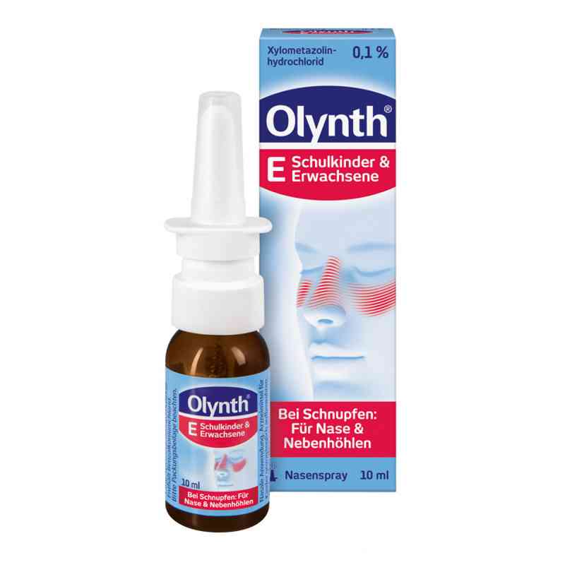 Olynth E 0,1 % Nasenspray Schulkinder und Erwachsene 10 ml von Kenvue Germany GmbH (OTC) PZN 02340421