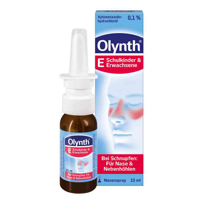 Olynth E 0,1 % Nasenspray Schulkinder und Erwachsene 15 ml von Kenvue Germany GmbH (OTC) PZN 04300124