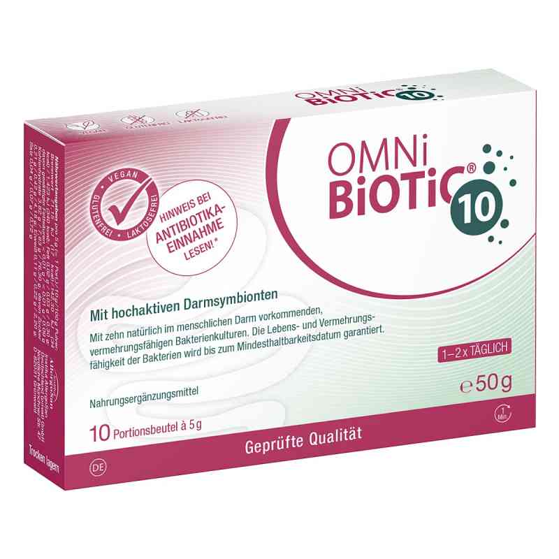 OMNi BiOTiC 10 - bei Antibiotika-Einnahme 10X5 g von INSTITUT ALLERGOSAN Deutschland (privat) GmbH PZN 13584793