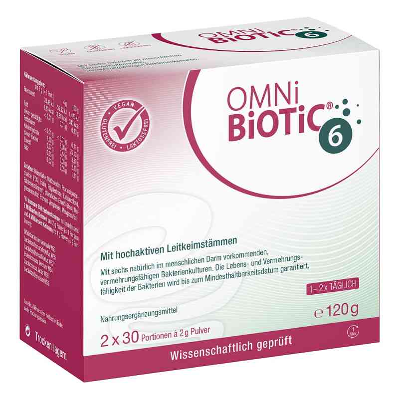 OMNi BiOTiC 6  2X60 g von INSTITUT ALLERGOSAN Deutschland (privat) GmbH PZN 10064834