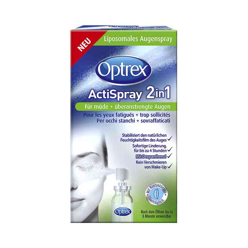 OPTREX ActiSpray 2in1 für müde & überanstrengte Augen 10 ml von Reckitt Benckiser Deutschland Gm PZN 10822223