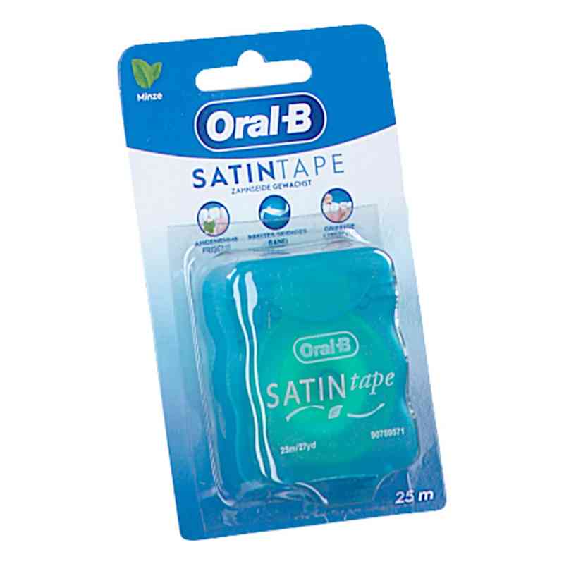 Oral B Zahnseide Satintape blau Blisterkarte 1 stk von WICK Pharma - Zweigniederlassung der Procter & Gam PZN 02516050