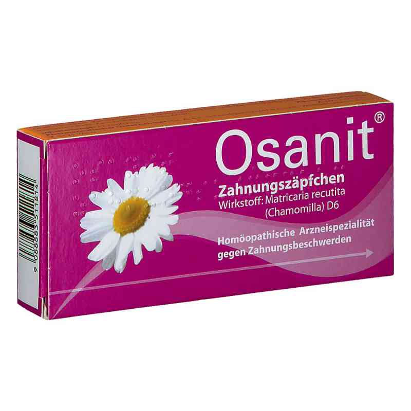 Osanit Zahnungszäpfchen 12 stk von SCHMIDGALL DR.A. & L.GMBH & CO KG PZN 08200798