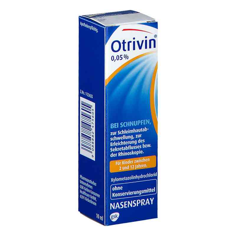 Otrivin 0,05 % - Nasenspray ohne Konservierungsmittel 10  von  PZN 08200649