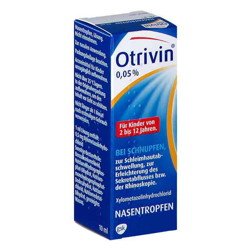 Otrivin 0,05 % Nasentropfen 10 ml von GSK-GEBRO CONSUMER HEALTHCARE GM PZN 08200650