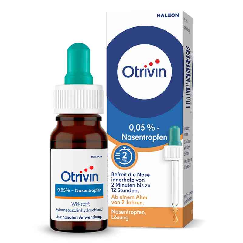 Otrivin 0,05 % Nasentropfen 10 ml von HALEON-GEBRO CONSUMER HEALTH GMBH PZN 08200650