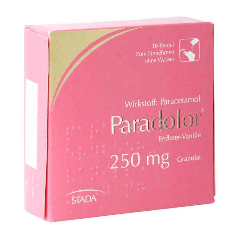 Paradolor Erdbeer-Vanille 250 mg 16 stk von STADA ARZNEIMITTEL GMBH          PZN 08200224