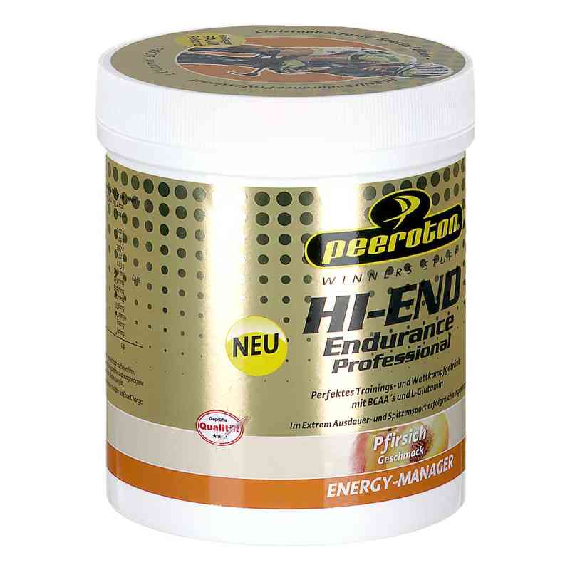 peeroton® HI-END Endurance Energy Drink Professional Pfirsich 600 g von PEEROTON GMBH PZN 08202652