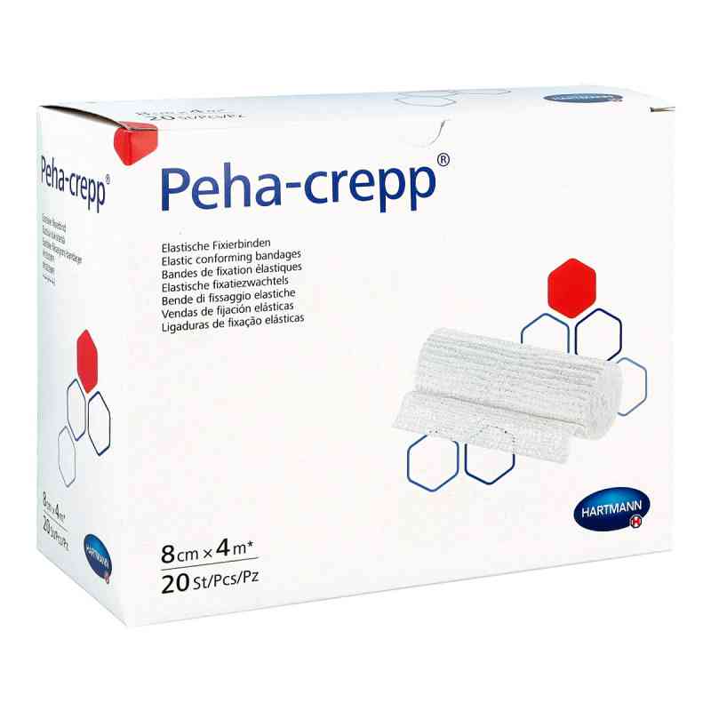 Peha Crepp Fixierbinde 8 cm x 4 m 20 stk von PAUL HARTMANN AG PZN 03664611