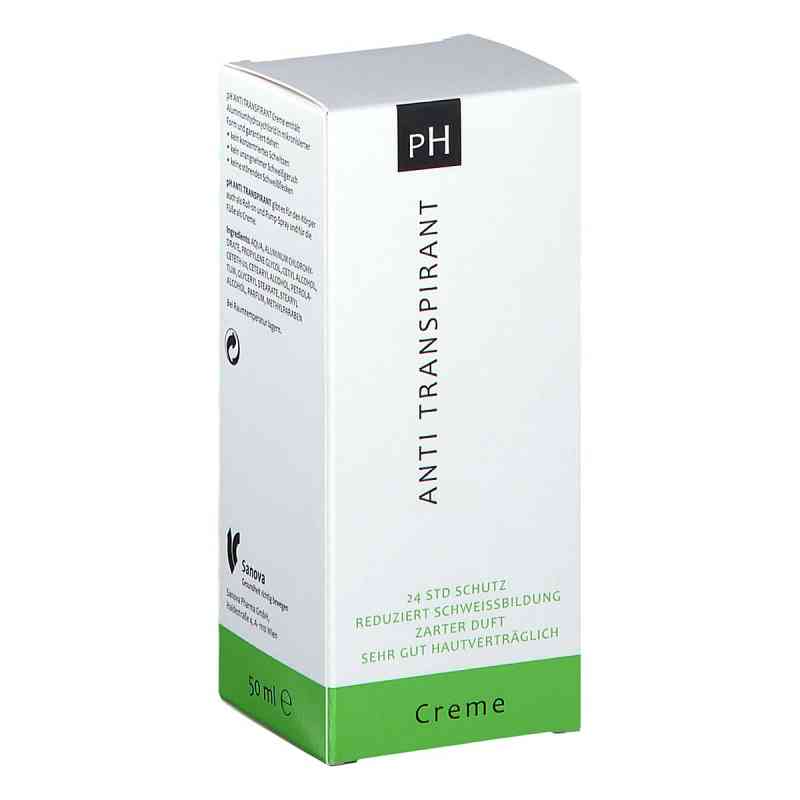 pH ANTI TRANSPIRANT Creme 50 ml von SANOVA PHARMA GESMBH, OTC PZN 08200775