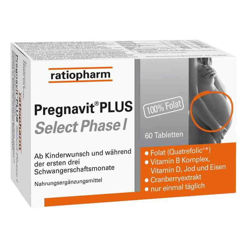 Pregnavit PLUS Select Phase 1 Tabletten 60 stk von RATIOPHARM ARZNEIMITTEL VERTRIEBS GMBH PZN 08201579
