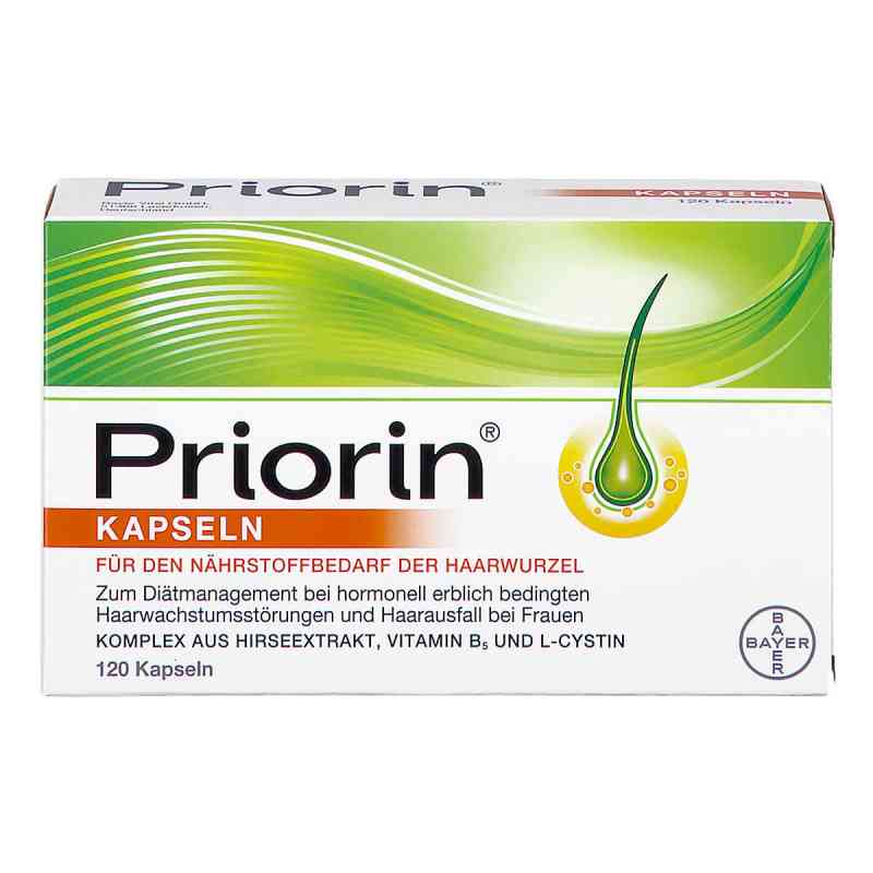 Priorin Kapseln bei Haarausfall 120 stk von Bayer Vital GmbH PZN 04002065