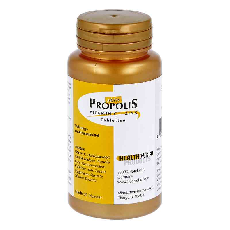 Propolis Vitamin C + Zink Tabletten 60 stk von Health Care Products Vertriebs GmbH PZN 06767375