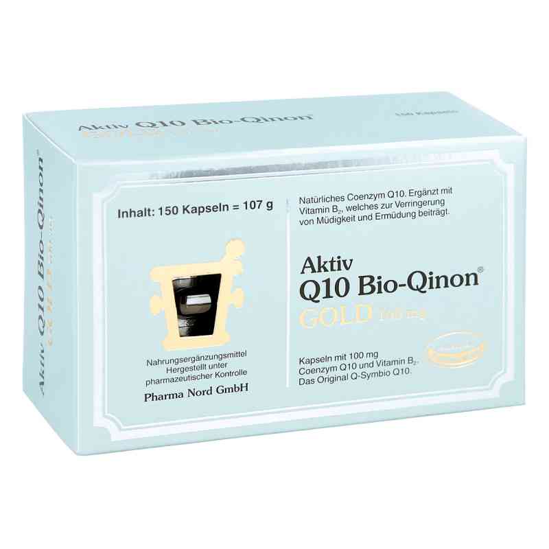 Q10 Bio Qinon Gold 100 mg Pharma Nord Kapseln 150 stk von Pharma Nord Vertriebs GmbH PZN 13881628