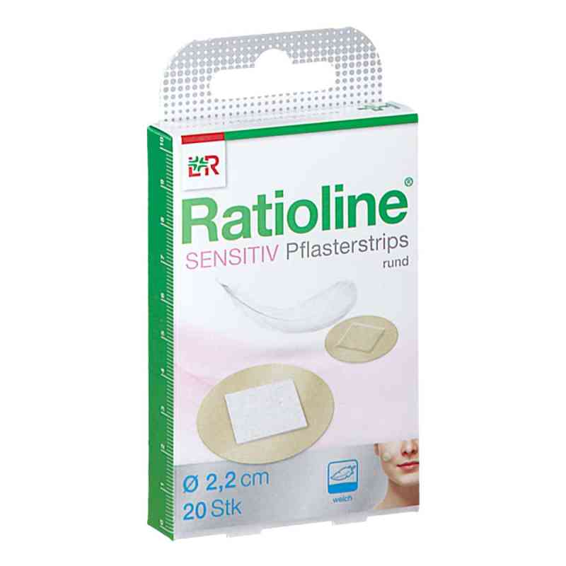 Ratioline sensitive Pflasterstrips rund 20 stk von Lohmann & Rauscher GmbH & Co.KG PZN 01805289