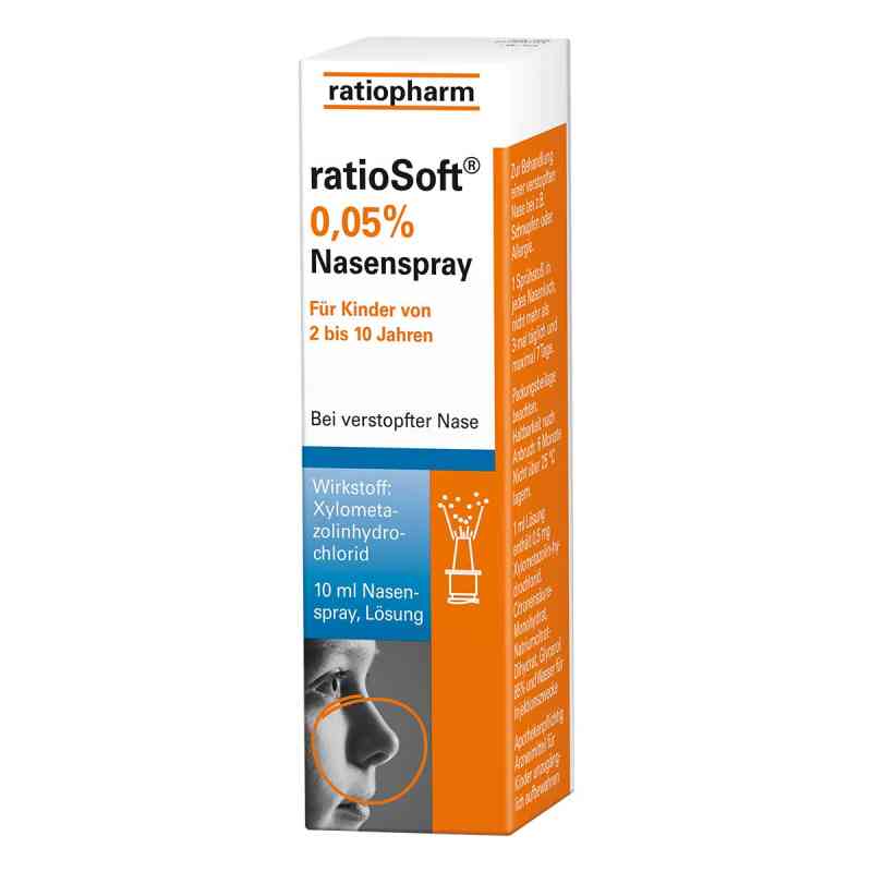 ratioSoft 0,05% Nasenspray für Kinder 10 ml von RATIOPHARM ARZNEIMITTEL VERTRIEBS GMBH PZN 08200066