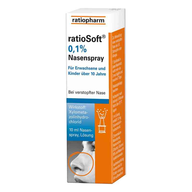 ratioSoft 0,1% Nasenspray 10 ml von RATIOPHARM ARZNEIMITTEL VERTRIEBS GMBH PZN 08200011