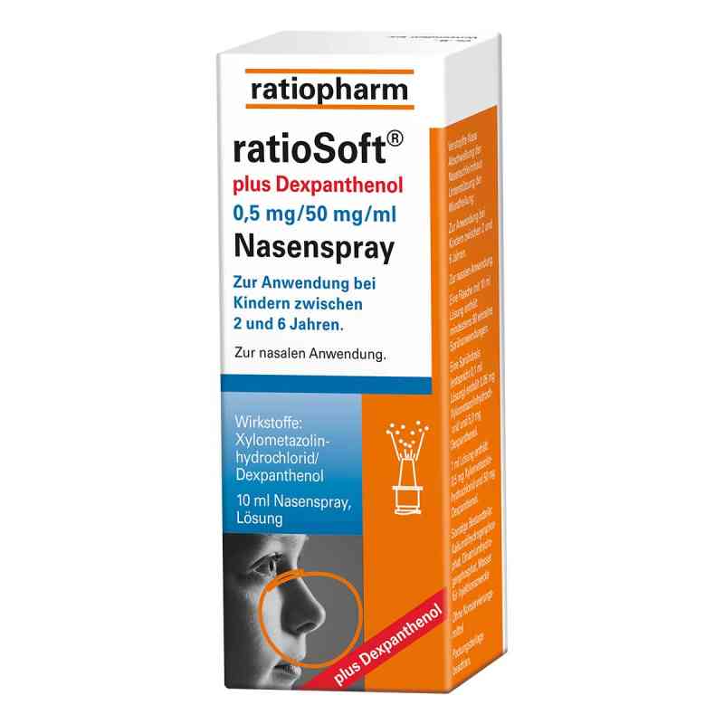 ratioSoft plus Dexpanthenol 0,5 mg/50 mg/ml Nasenspray 10 ml von RATIOPHARM ARZNEIMITTEL VERTRIEBS GMBH PZN 08200669
