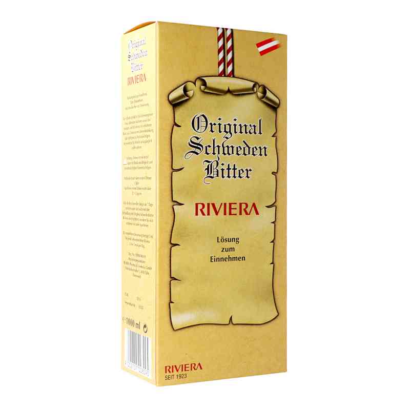 RIVIERA Original Schwedenbitter 1000 ml von RIVIERA PHARMA & COSMETICS GMBH PZN 08200194
