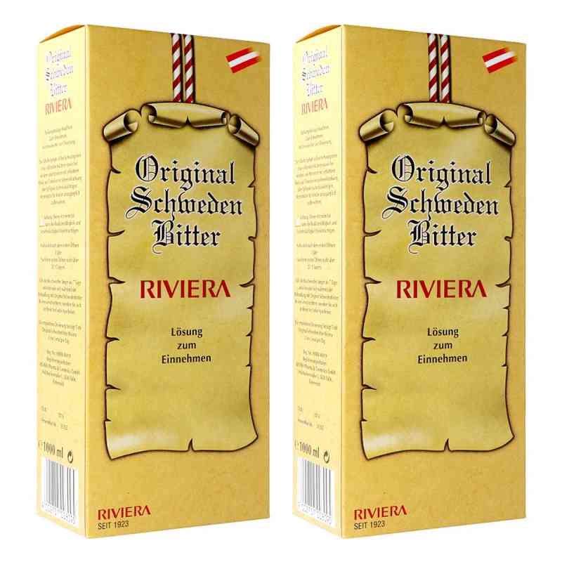 RIVIERA Original Schwedenbitter 2x1000 ml von RIVIERA PHARMA & COSMETICS GMBH PZN 08106956