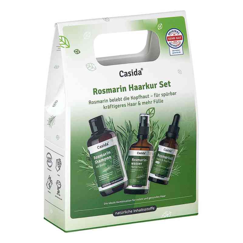 Rosmarin Haarkur mit Rosmarinöl+Wasser+Shampoo Set 1 Pck von Casida GmbH PZN 19708807
