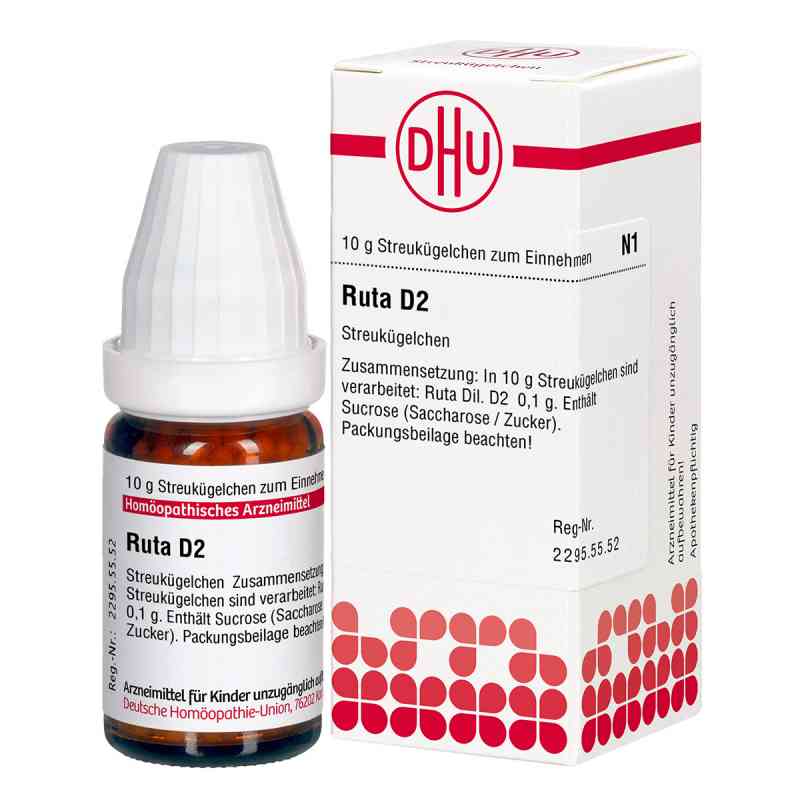 Ruta D2 Globuli 10 g von DHU-Arzneimittel GmbH & Co. KG PZN 04235007