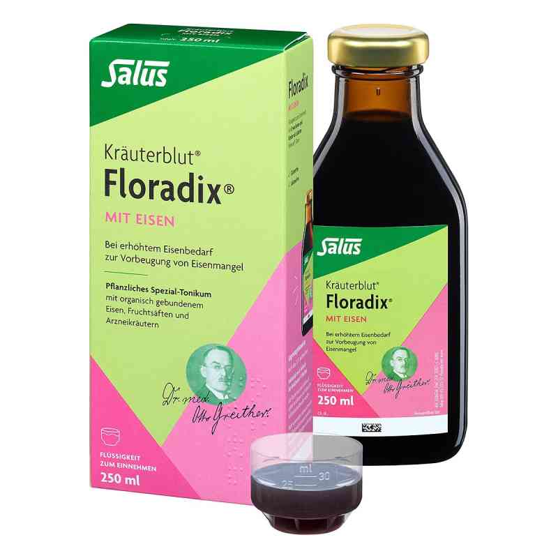 Salus Kräuterblut Floradix mit Eisen 250 ml von SALUS Pharma GmbH PZN 20121094