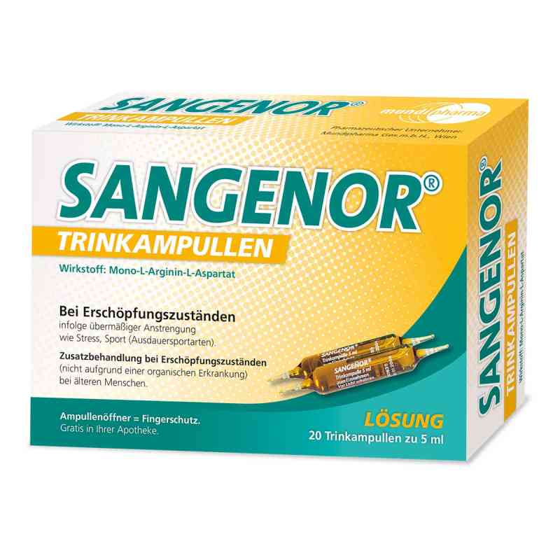 SANGENOR Trinkampullen 20 stk von HERMES ARZNEIMITTEL VERTRIEBSGESELLSCHAFT MBH PZN 08200025