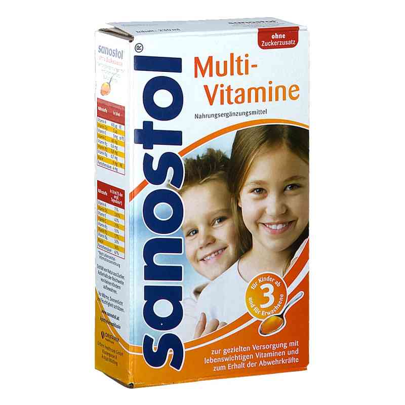 Sanostol Multivitamine ohne Zuckerzusatz 230 ml von ORIFARM HEALTHCARE A/S PZN 08201389