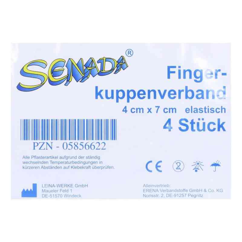 Senada Fingerkuppenverband 4x7 cm 4 stk von ERENA Verbandstoffe GmbH & Co. K PZN 05856622