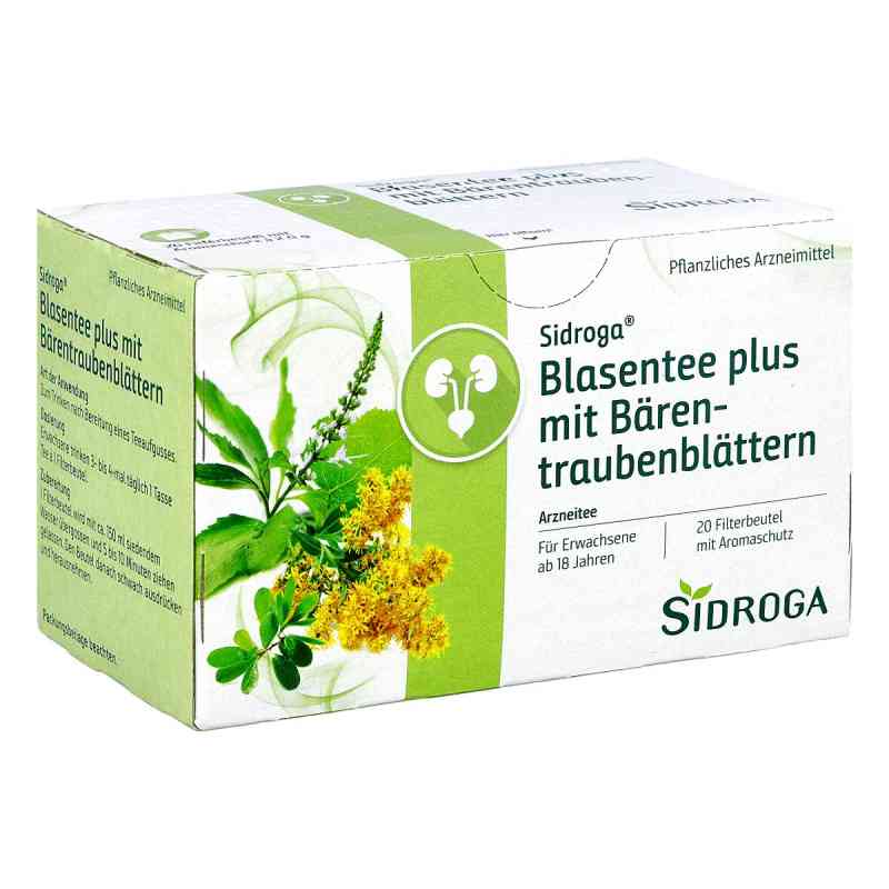 Sidroga Blasentee plus mit Bärentraubenblättern 20X2.0 g von Uriach Germany GmbH PZN 10109206