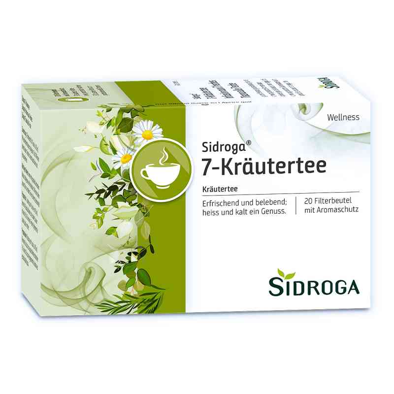 Sidroga Wellness 7-Kräutertee Filterbeutel 20X2.0 g von Uriach Germany GmbH PZN 04103636