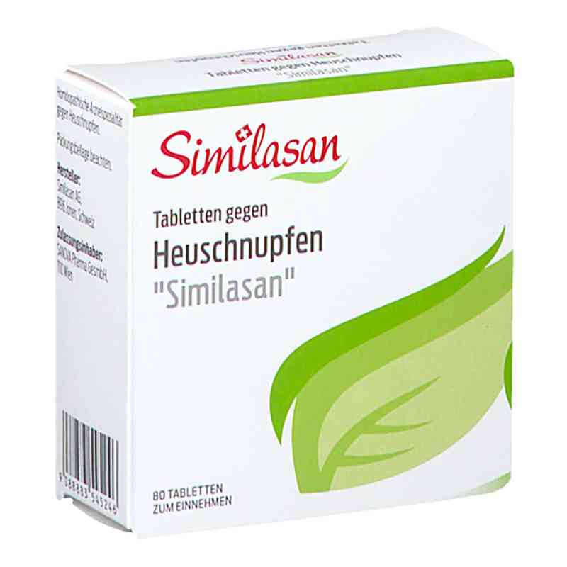 Similasan gegen Heuschnupfen Tabletten 80 stk von SANOVA PHARMA GESMBH, OTC        PZN 08200685
