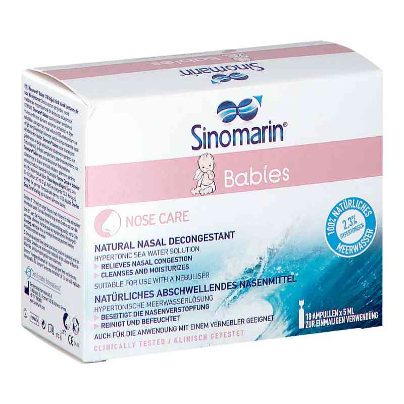Sinomarin Nasen Ampullen Babies je 5ml 18 stk von S.A.M.PHARMA HANDEL GMBH PZN 08201023