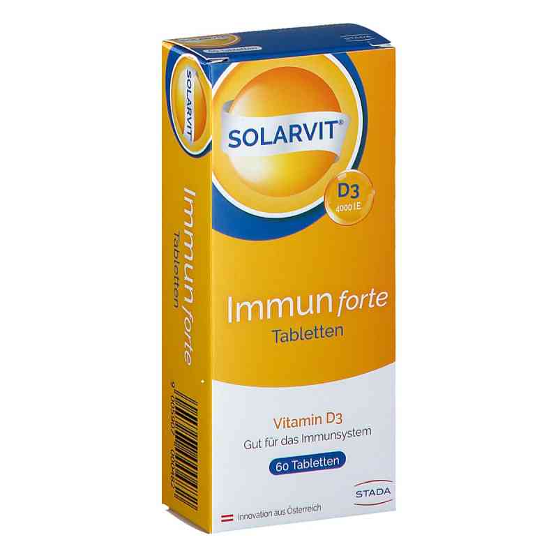Solarvit 4000 internationale Einheiten Vitamin D3 Immun forte Ta 60 stk von STADA ARZNEIMITTEL GMBH, OTC PZN 08200969