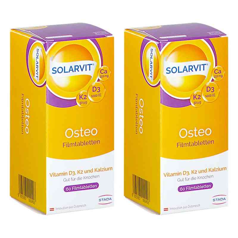 Solarvit OSTEO D3 K2 Ca Filmtabletten 2x60 stk von  PZN 08103314