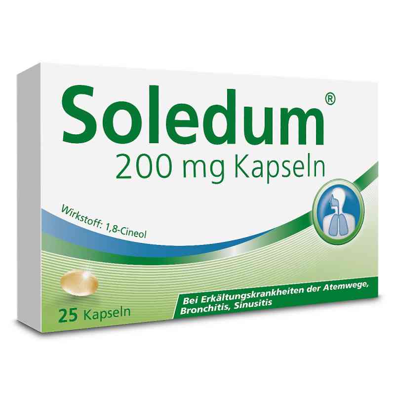 Soledum Kapseln bei Erkältung 200 mg 25 stk von M.C.M. KLOSTERFRAU HEALTHCARE GMBH PZN 08201372