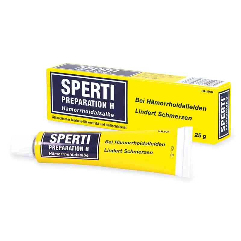 SPERTI Preparation H Hämorrhoidalsalbe 25 g von HALEON-GEBRO CONSUMER HEALTH GMBH PZN 08200045