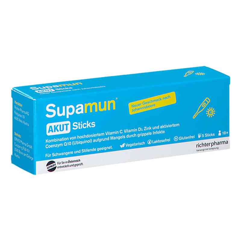 Supamun Akut Sticks 5 stk von RICHTER PHARMA AG PZN 08201642