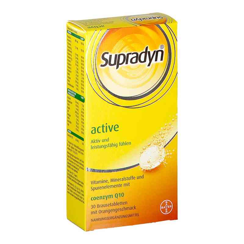 Supradyn active coenzym Q10 Brausetabletten 30 stk von BAYER AUSTRIA GMBH PZN 08200988