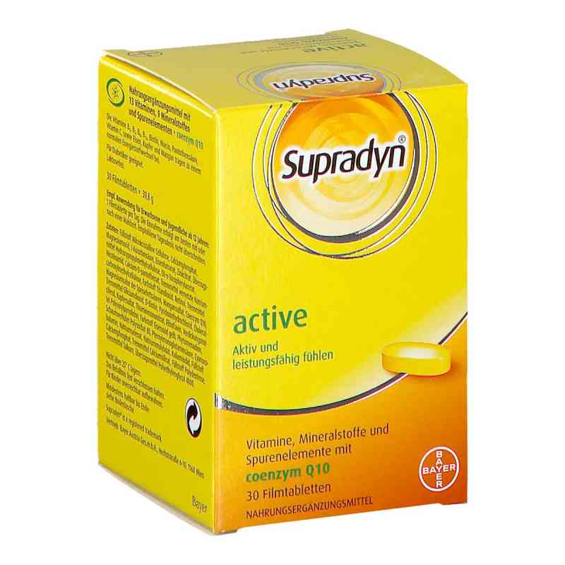 Supradyn active coenzym Q10 Filmtabletten 30 stk von BAYER AUSTRIA GMBH PZN 08200986