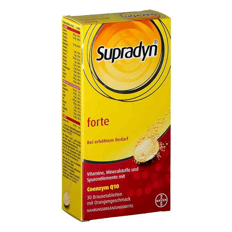 Supradyn forte coenzym Q10 Brausetabletten 30 stk von BAYER AUSTRIA GMBH PZN 08200989