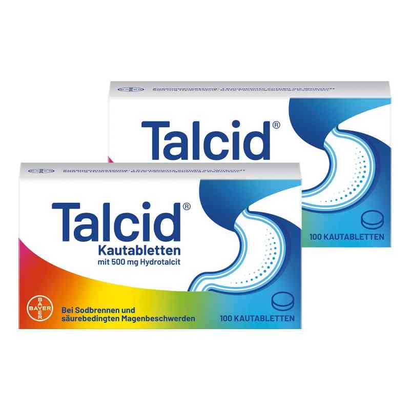 Talcid bei Sodbrennen 2x100 stk von Bayer Vital GmbH PZN 08102353