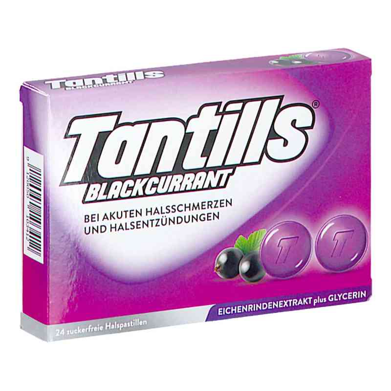 Tantills Halspastillen Blackcurrant (schwarze Johannisbeere) 24 stk von KOSAN PHARMA PZN 08201256