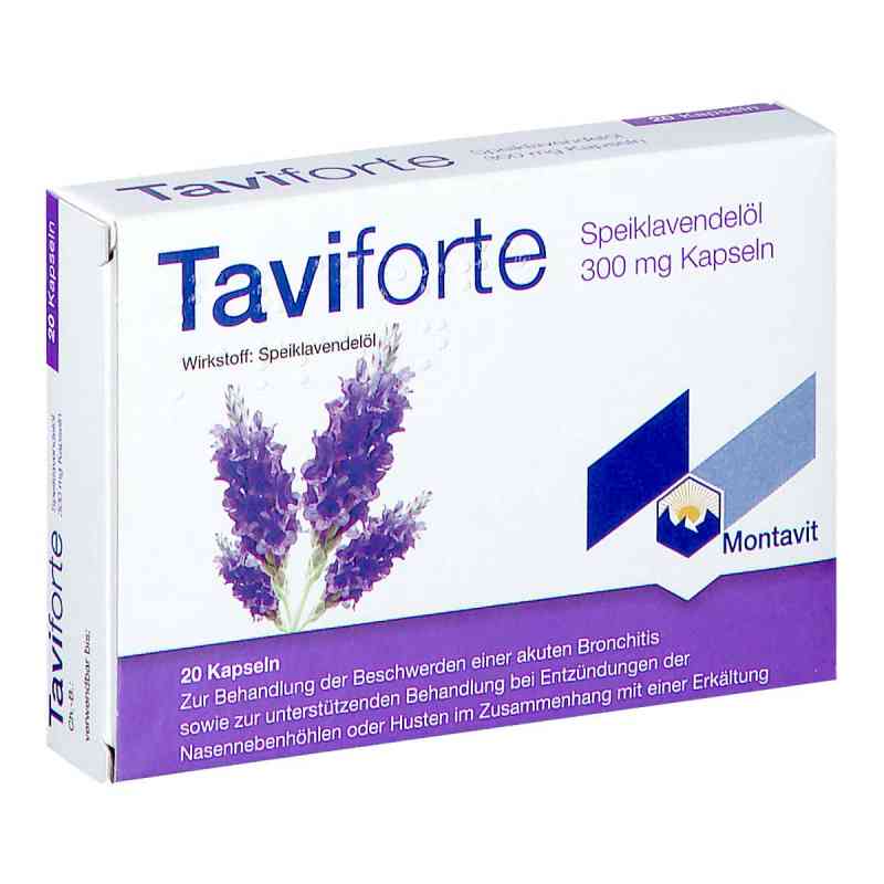 Taviforte Speiklavendelöl 300 mg Weichkapseln 20 stk von MONTAVIT GMBH        PZN 08201107