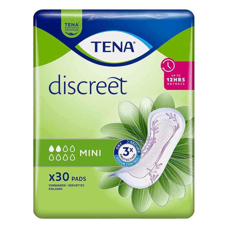 Tena Discreet Inkontinenz Einlagen Mini 30 stk von Essity Germany GmbH PZN 17981083